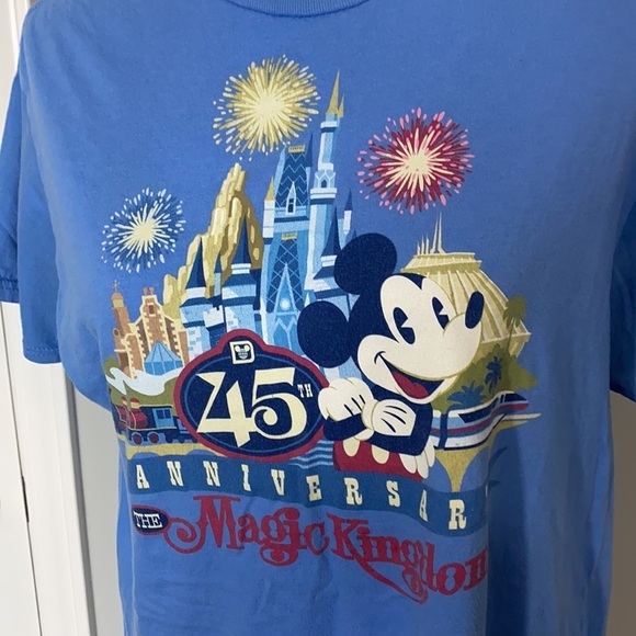 Disney Parks Magic Kingdom 45th Anniversary T Shirt - Picture 2 of 4